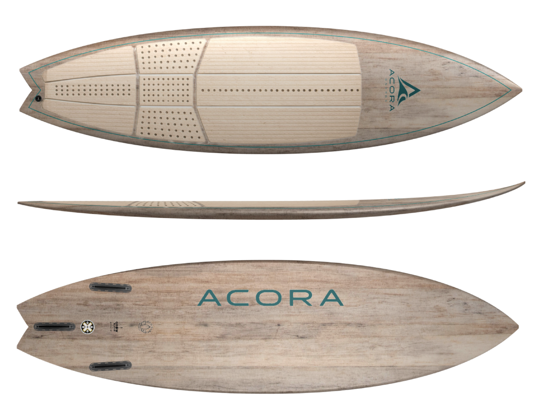 ACORA Blue Room big wave kite board
